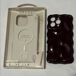 Two iPhone 16 Pro Max Phone Cases xo Poppy & House of Harlow